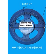 Pully C1 x 7" Iron Spokes Ancuran Poli C1 x 7 inch Pulley Cast iron Anc 7 inch C1x7" C1x7 C 1x7" 1x7
