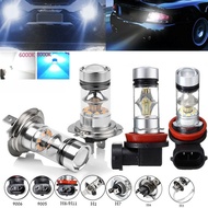 New Led Car Fog Light H4 H7 H11 9005 9006 H1 H8 Fog Lamp Bulb 6000K 8000K Cars Lights Auto Plug Play Bulb