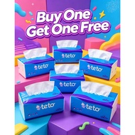 Soft Disposable Teto Facial Tissue Paper 3‐Ply 300 Sheets