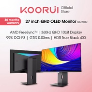 KOORUI S2721BO | 27" QHD 360Hz OLED Monitor | AMD FreeSync | GTG 0.03ms