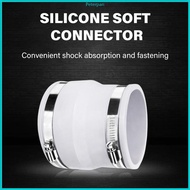 RPAN Duct Reducer Air Duct Adapter Duct Fan Dryer Vent Adapter Round to Oval Duct Connector with Ste