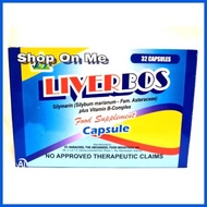 ☋ ✼ ◊☜ Liverbos Silymarin + Vitamin B Complex LIVERBOS 32 capsules liveraide