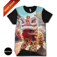3D Children's Lion Dance T-Shirt Lion Dance Children's Lion Dance Shirt REG-R215