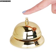 SUNSHINE Bell Ringers, Gold Call Bell, Service Desk Bell