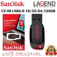 Computer & Accessories☞SanDisk CZ50 Cruzer Blade USB 2.0 Flash Drive (16GB/32GB/64GB). LIKE KINGSTON