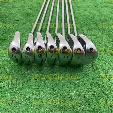 2025 New Men's Golf Clubs silvery p790 Golf Irons fifth generation 7pcs 4-9P R/S/SR Flex Steel/Graph