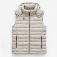 [WildLand] Women 700FP Detachable Hooded Light Warm Down Vest Central Zipper Cardigan 0B32171