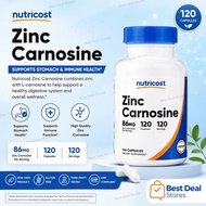 Nutricost Zinc Carnosine 120 Capsules [Preorder ~ Ship in 7 Working Days]