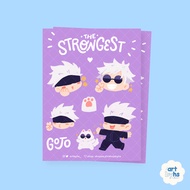 Jujutsu Kaisen Gojo Sticker Sheet ArtByHS Waterproof Sticker