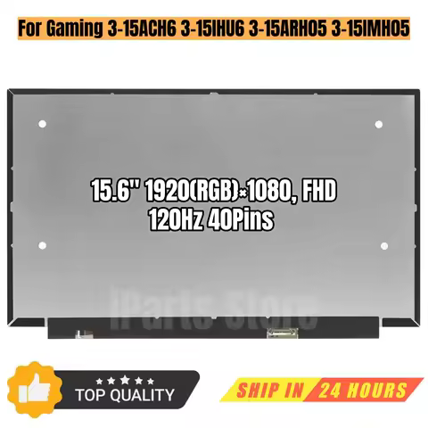 iParts Replacement Display 15.6 for Lenovo ideapad Gaming 3-15ACH6 3-15IHU6 3-15ARH05 3-15IMH05 FHD 