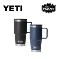 Yeti Rambler 20 Oz Travel Straw Mug Cold Storage Glass With Handle
