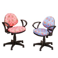 [特價]BuyJM台灣製防潑水布扶手固定腳兒童電腦椅/辦公椅藍色