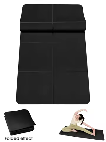 Professional Yoga Mat Portable Foldable Sports Mat TPE Material Safe Eco-Friendly Odor-Free Suitable