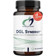 Designs for Health Deglycyrrhizinated Licorice Root Chewables - DGL Synergy 500mg Licorice Supplemen
