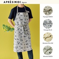 Japan apres midi Forest Apron Japanese Style Groceries Gift Clothes Work Gardening Kitchen Cuisine Baking Coffee Waterproof Oilproof Durable Tooling