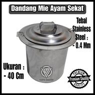 Dandang Mie Ayam Sekat Permanen Ukuran 40 Bahan Tebal