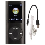 [Wondไฟ] เครื่องเล่น MP3พร้อมหูฟังมัลติฟังก์ชั่น,เครื่องเล่น MP3 MP4พกพาหน้าจอ LCD ขนาด1.8นิ้วบางไร้เสียงมีสไตล์