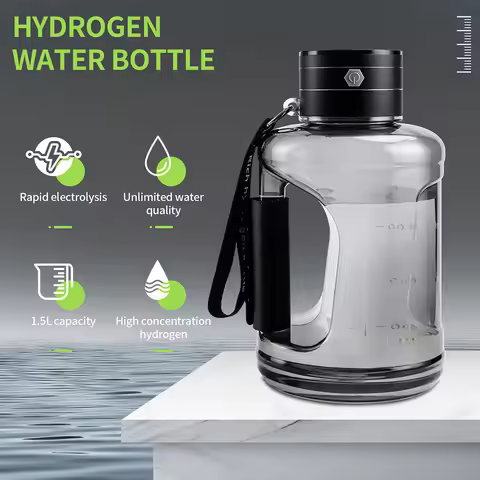 1.5L Hydrogen Water Bottle Hydrogen Rich Portable Sports Water Bottle Rich Molecular Hydrogen Water