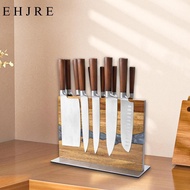 [EHJRE] Knives Block Kitchen Organizer Knives Holder Kitchen Tool Organizer Double Sided Countertop 