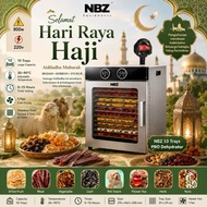 NBZ 10 Tray Food Dehydrator Machine Food Dryer Dehydrator Dehydrated Machine Mesin pengering makanan