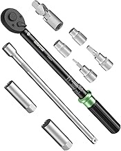 Torque Wrench 3/8 Inch, 5-60 NM Torque Wrench Bicycle & Motorcycle Car Set, ±3% Error Accuracy, with