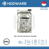 DELL 1TB 7.2K 12G SAS 2.5'' 512n HDD // 0D4N7V // D4N7V // ST1000NX0473