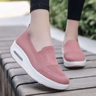 Woman Flat Bottom Mesh Shoes Juvenile Walking Sneakers Suitable for Camping Indoor Walking HI-VN