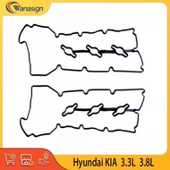 Engine Valve Cover Gasket Set For Hyundai Kia GENESIS 3.3L 3.8L V6 GAS DOHC Naturally Aspirated 3.3 