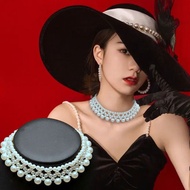 Female Blogger Imitation Pearl Clavicle Necklace