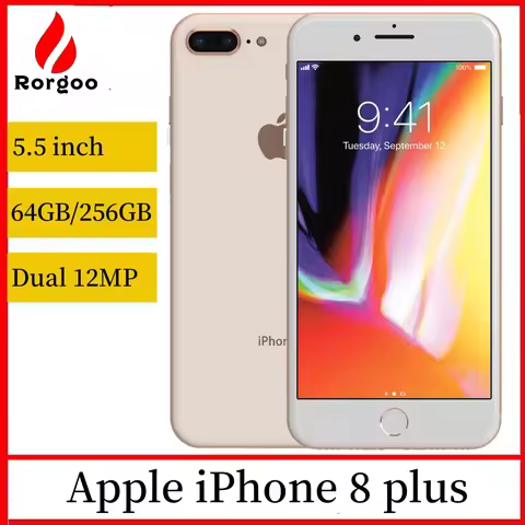 Apple iPhone 8 plus 64GB/256GB Hexa Core 3D Touch ID LTE WIFI 12.0MP 5.5inch Fingerprint Used Unlock