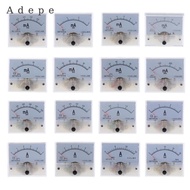 [Adepe] 16 Type Range DC Analog Amp Meter Ammeter Current Panel Ampere Meter Accuracy Class 2.5 Ampe
