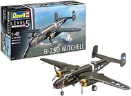 German Level 1/48 US Army B-25D Mitchell Plastic Model 04977