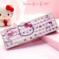 hellokitty Key cap87Original Height wooting Customized Translucent Mechanical Keyboard with Magnetic