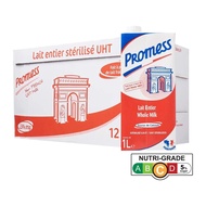 Promess Fresh UHT French Milk - Full Cream - Case