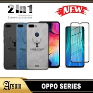 LAYAR DEER Case Oppo A5s A12 F9 F9 Pro A7 A7x A11k Softcase Motif Jeans Casing Handphone Free Temper