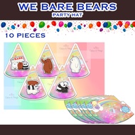WE BARE BEARS Party Hat Customized