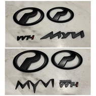 PERODUA MYVI MG3 BLACK LOGO PERODUA MYVI IKON BLACK MYVI LAGI BEST LOGO HITAM PERODUA