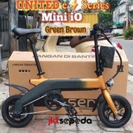 Sepeda Lipat Listrik E Folding Bike United Mini Io 12 Inch TAD1