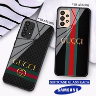 Softcase Glass Kaca SAMSUNG A33(5G) A53(5G) - Casing hp SAMSUNG A33(5G) A53(5G) [ S42 ].
