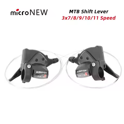 MicroNEW Bicycle Shifter 3x7 3X8 3X9 3X10 3X11 Speed Front and Rear Shifter Mountain Bike Shifter Mo