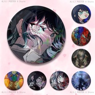 A-Ado Elf Hibana World Tour Badges 25 32 44 58 75 mm Round Cosplay Pin Bag Decor Fans Collect Friend