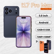 NEW 4G/5G Smartphone P17-A17 Pro Max 5.0-inch Full Screen Memory 12GB RAM+512GB ROM Dual SIM Card WI