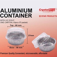 STAR PRODUCTS ALUMINIUM CONTAINER WITH LID 3319-P - 10PCS