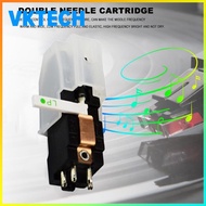 [Vktech] Ruby Sapphire Dual Stereo Turntable Cartridge for LP 78 RPM Records High-Quality Audio Acce