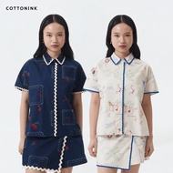 KEMEJA COTTONINK - Shirt Top Wanita Azzurra SummerCollection2026