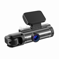 M8 1440P Ultra HD Dash Cam for Recording Front + Interior Car DVR IPS HDR Reversing Image Night Visi