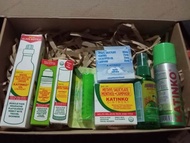 Katinko Original Scent Gift Box (ointment,roll oil, liniment,alcohol,spray and inhaler)