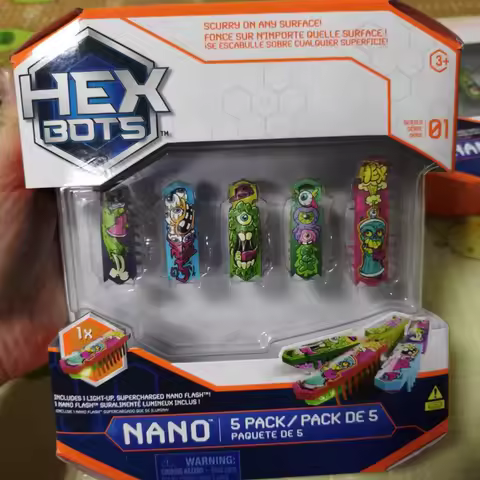 HEX BOTS Nano Bugs - 5-Pack Set, Series 01 | Official Electronic Robot Insect Toys for Kids & Collec