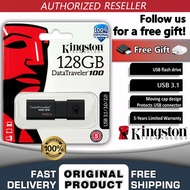 Kingston USB lash Drive | Free OTG Adapter Type-C / Micro USB | Waterproof Shockproof | 8GB-512GB | 