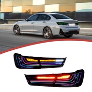Auto CSL Style Taillight for BMW G20 G28 G80 2019-2022 Car Rear Lamp Running Turn Brake Signal Tail 